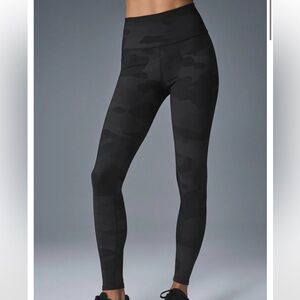 Alo Black Camouflage Leggings